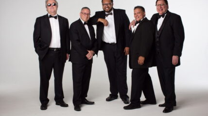 Group of 5 older Men in tuxedos