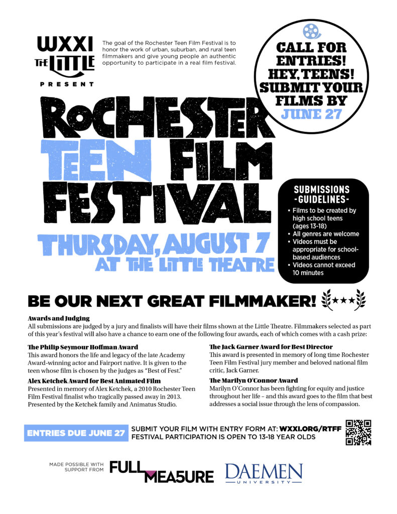 Decoration: Rochester Teen Film Festival Flyer Thumbnail