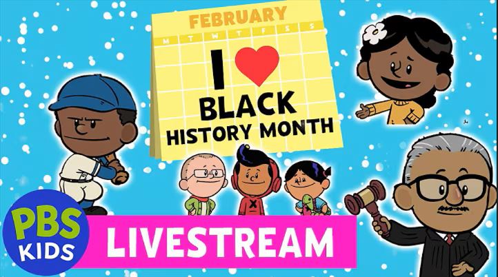 I Love Black History Month Live Stream PBS KIDS Xavier Riddle and the Secret Museum Black Heros